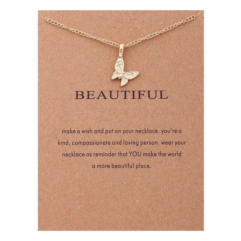 Symbolic Necklace with Message - CallaLilyStore