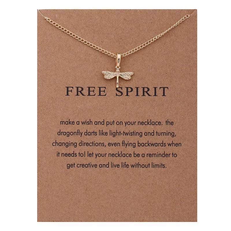 Symbolic Necklace with Message - CallaLilyStore