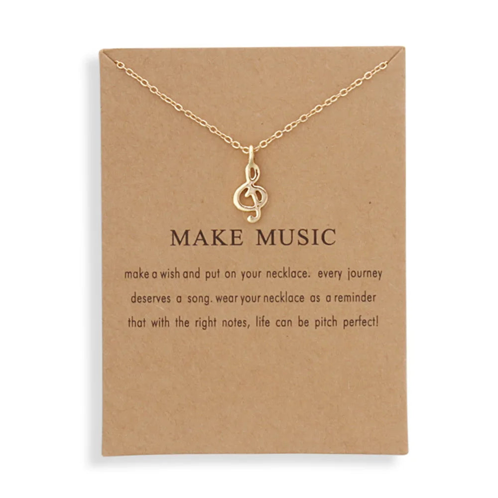 Symbolic Necklace with Message - CallaLilyStore