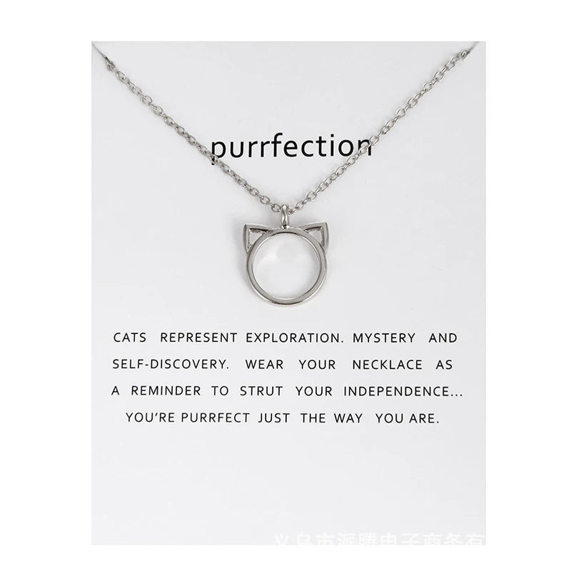 Symbolic Necklace with Message - CallaLilyStore